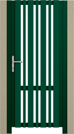 Вертикальный 37мм ral 6007