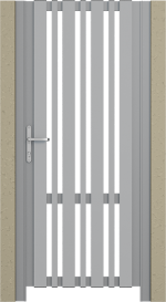 Вертикальный 37мм ral 9006