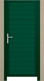 S-гофр горизонтальный ral 6005