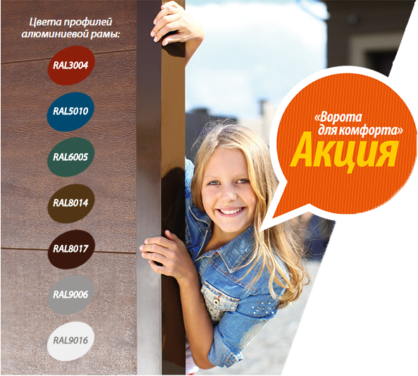 Ворота для комфорта акция
